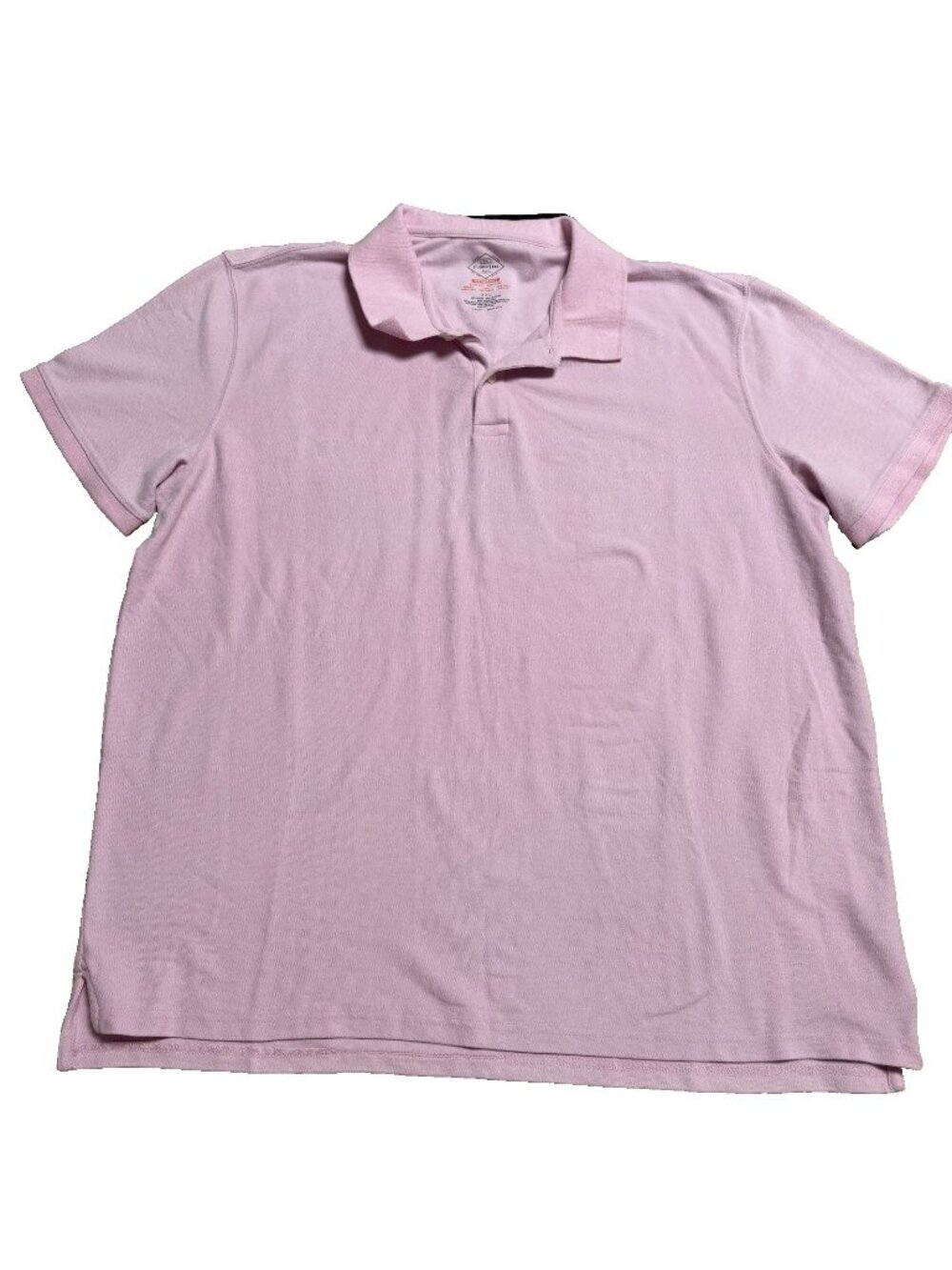 St Johns Bay Polo Shirt Men's Size XXL Short Sleeve Pink